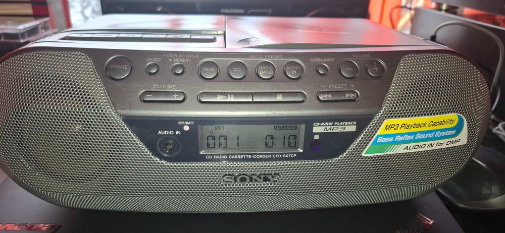 Radiocasetofon cu mp3 SONY CFD-S07CP