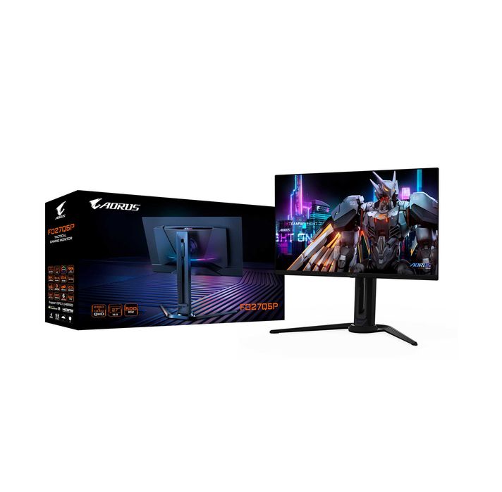 -Монитор Aorus - 27" FO27Q5P Gaming QD-OLED 500Hz QHD (2560x1440)