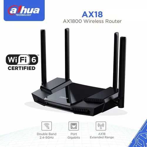 WIFI Роутер DH-AX18 черный