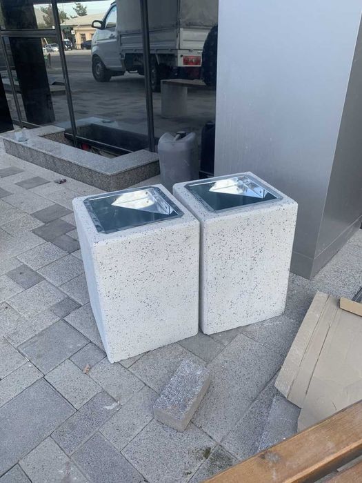 Скамейка Уличная бетонная Мраморная Skameka beton mramor urna gultuvak