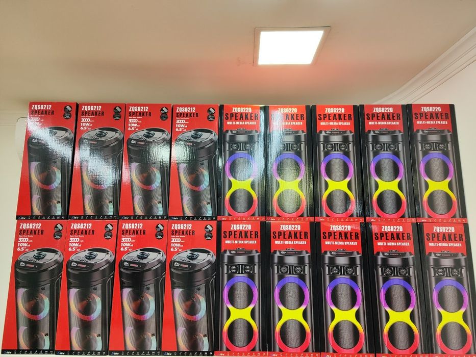 БЕПУЛ Доставка, Янги Караоке Колонка ZQS6212 (51см)+Симли Колонка