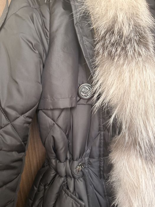 Зимно яке с естествен косъм