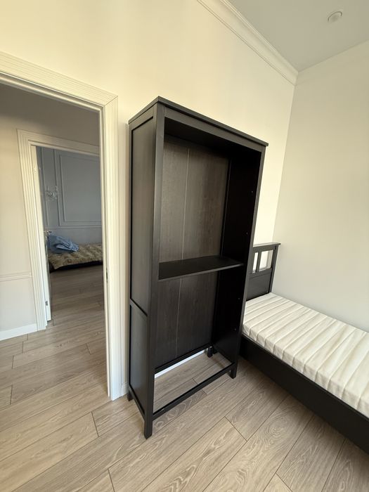 СРОЧНО ПРОДАМ Кровать 200×100 + шкаф-стеллаж 197 см, комплект