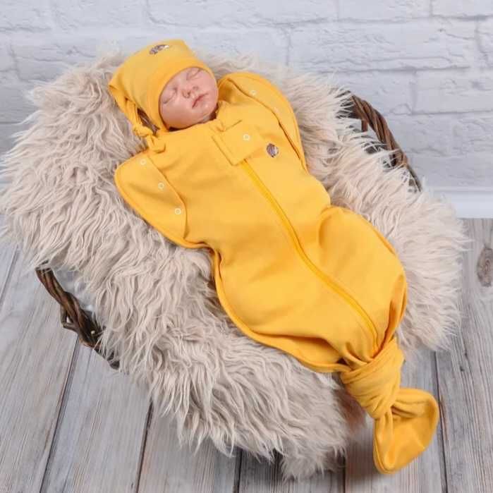 Система за смяна на памперси Magbaby с цип и капачка 0-9месеца горчица