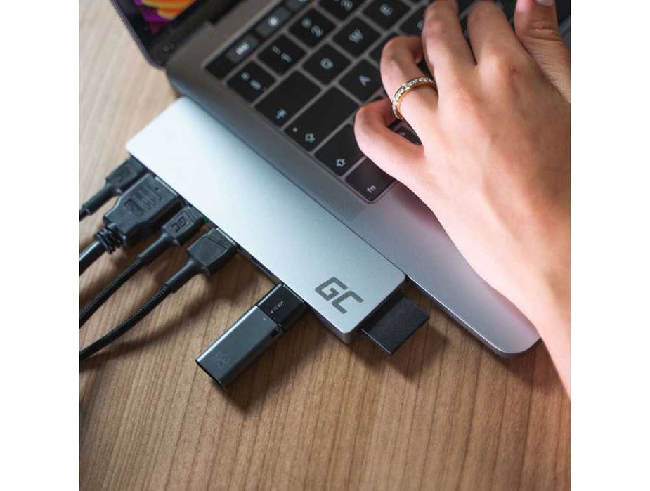 Докинг станция за Macbook Green Cell AK75 Thunderbolt 3