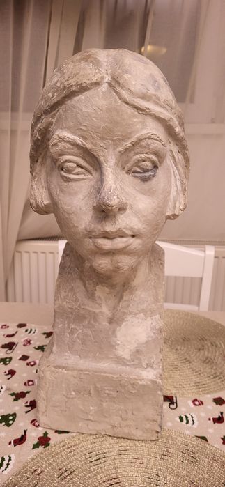 Bust din ghips – portret femeie