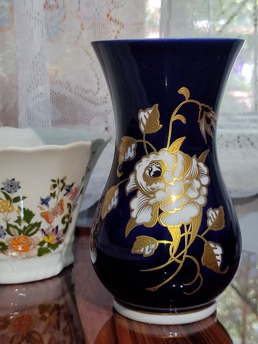 Ваза гдр кобальт