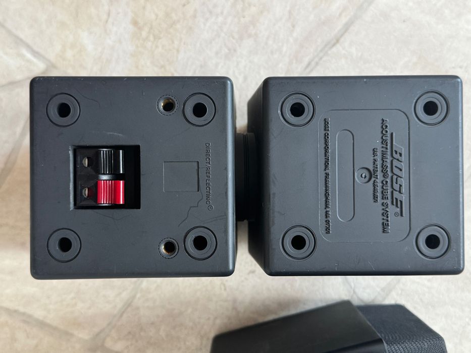 Set 2 boxe Bose Satelit Duble Acoustimass Cube Sistem