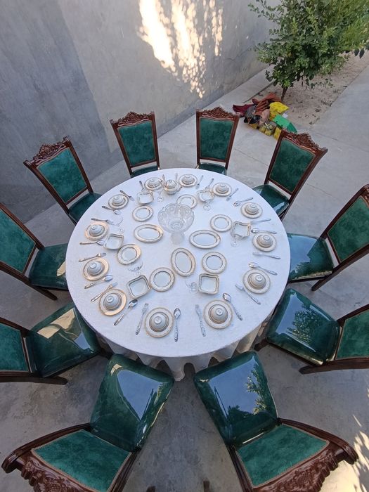 Аренда прокат 24/7 стул стол ва пасуда  арзон сфат