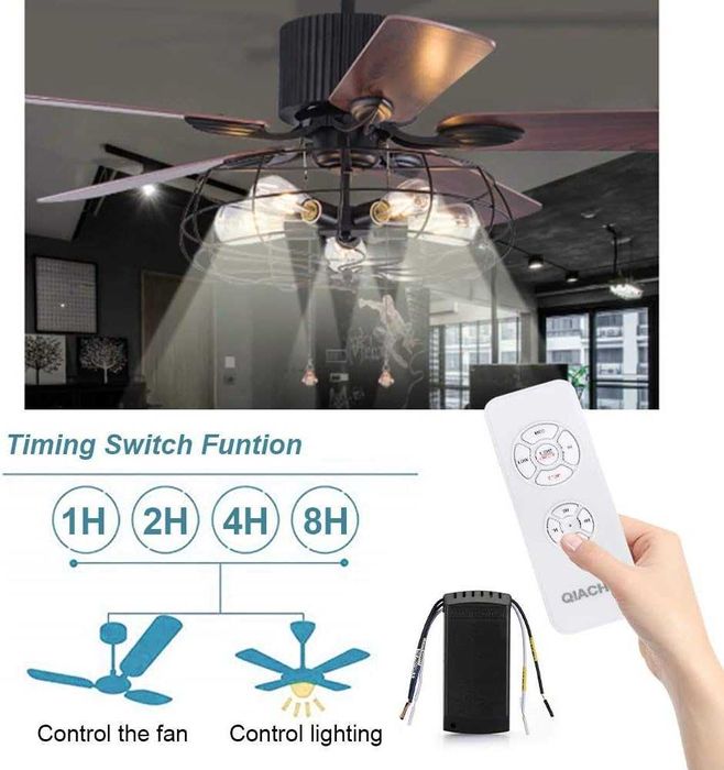 Комплект за  дистанционно управление за таванен вентилатор  3 в 1