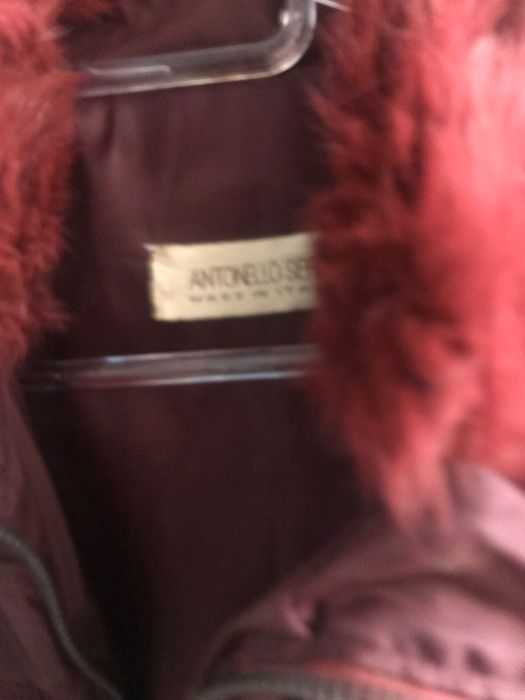 Дамско италианско яке Antonello Serio Тъмно Бордо L/XL