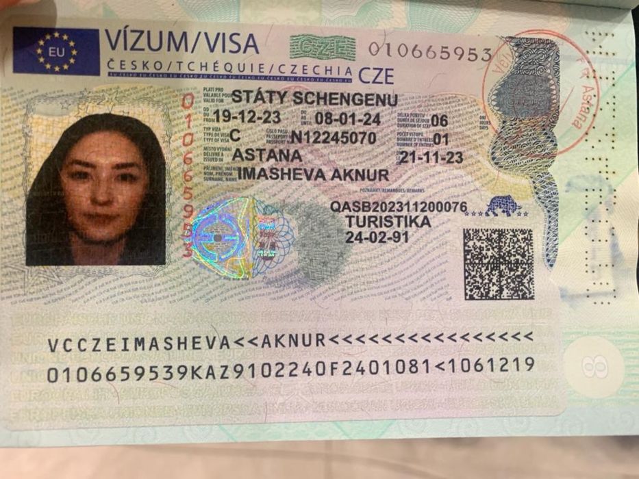 Виза США, Канада, Англия, Шенген (Европа)