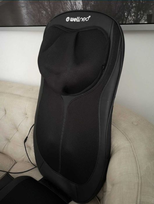 Husa masaj Wellneo 4 in 1 aparat shiatsu lombar cervical cu incalzire