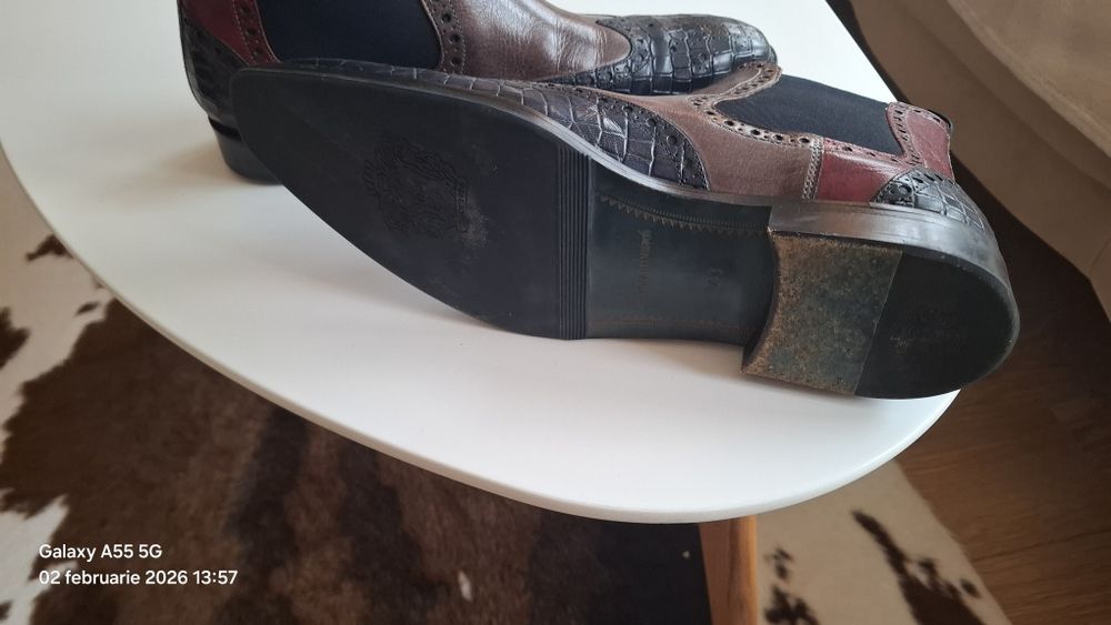 Ghete pentru barbati  din piele Melvin&Hamilton