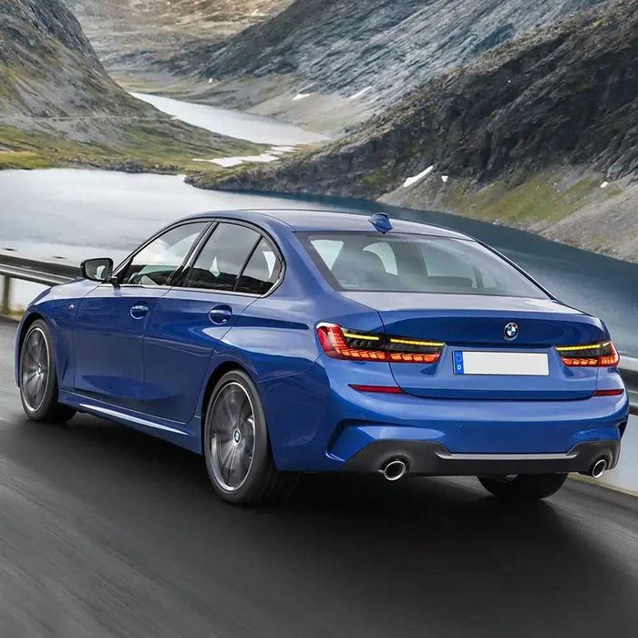 Set Stopuri LED BMW Seria 3 G20 2018-2024, Model GTS OLED, Rosu inchis