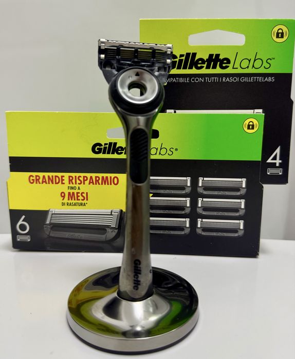Aparat de ras Gillette Labs + 10 rezerve