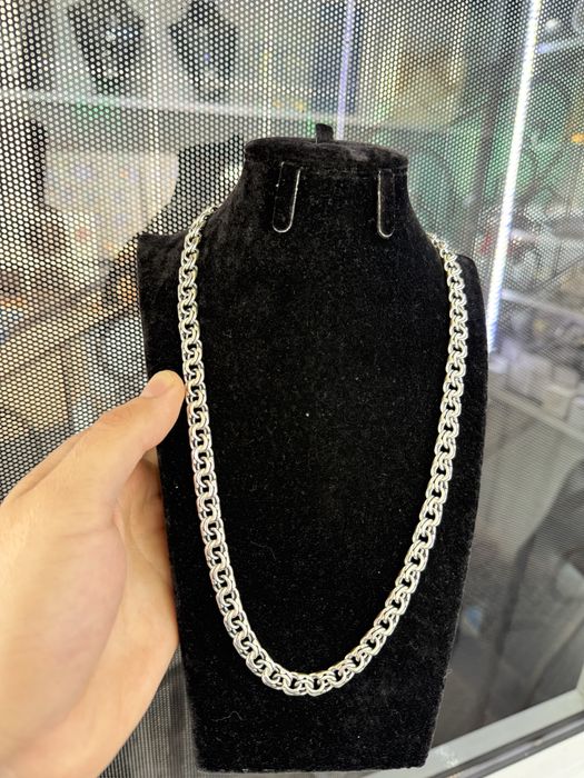 Кумуш Цепочка 925 Проба 59.21 Грамм 55 См