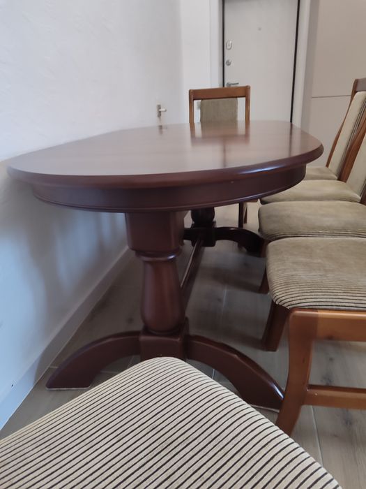 Стол и стулья натуральное дерево производство Малайзия