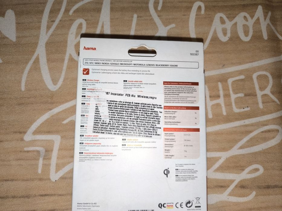 Incarcator Wireless Hama