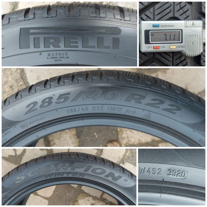 O bucată 285/275 40 R22 M+S iarnă - una Pirelli Vredestein