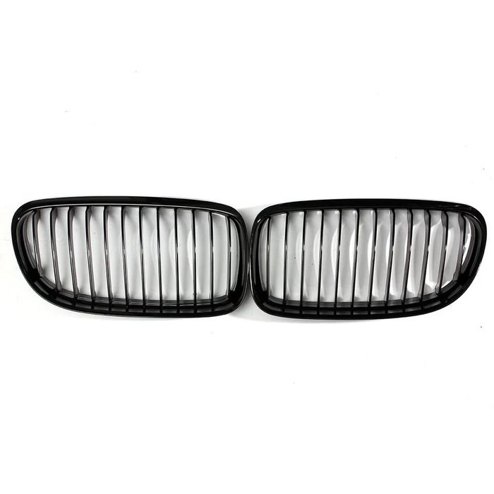 Set Grila nari simpal Dubla Black negru Lucios E90 E91 LCI facelift