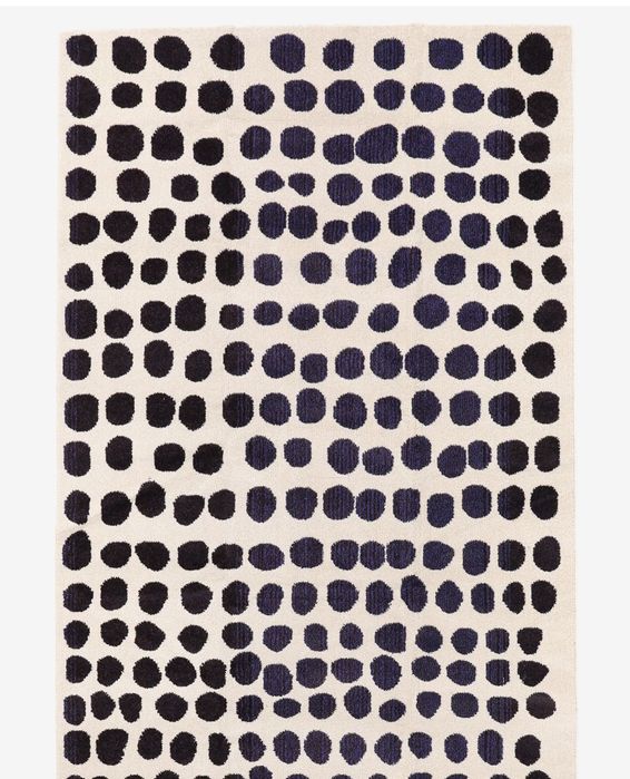 Covor Bej/Albastru inchis