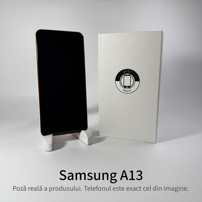 ispotmobile.ro Samsung A13 orange 128 gb / 6 gb ! Garantie 2 ani + cadou