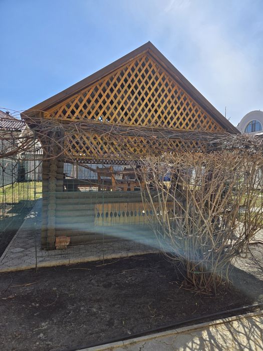 Беседка,  натуральное дерево