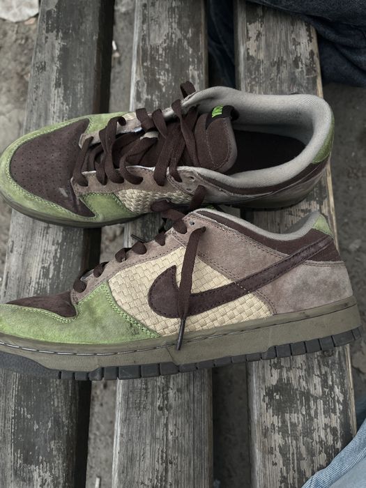 Кросовки Nike dunk low hawaii почти не ношенные