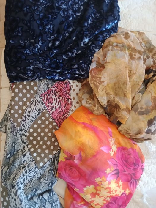 платки ткани новые