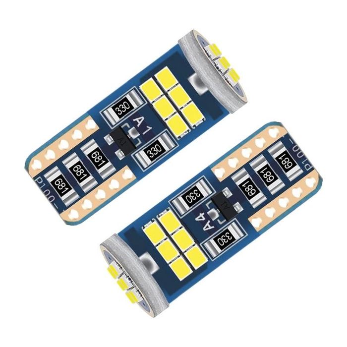 комплект 2броя led диодни габаритни крушки flyseen fls6031, t10  ...