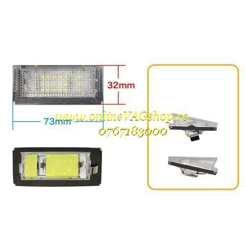 Set lampi LED numar pentru BMW seria 3 E46