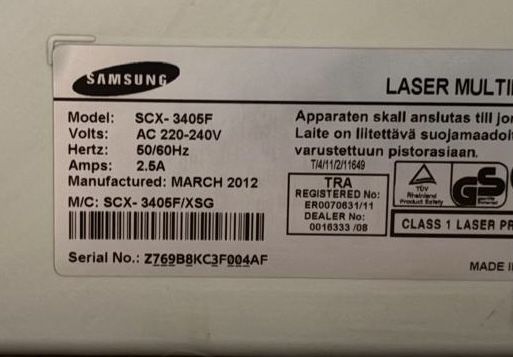 МФУ samsung scx-3405f