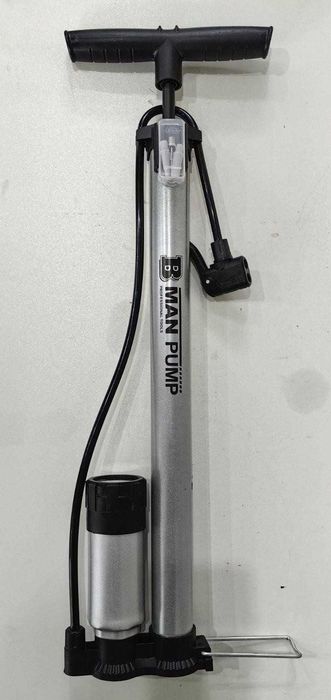 ТОП ЦЕНА!!! Ръчна Въздушна Помпа MAN с МАНОМЕТЪР за Помпане на Гуми.