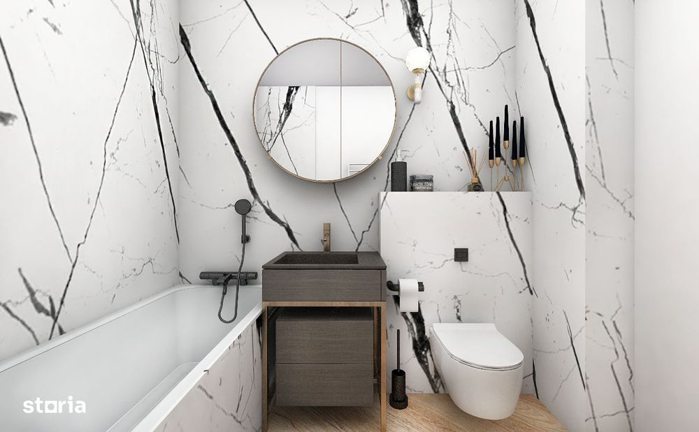 Ap. 2 camere finisat la alb, Orhideea Exclusive Living, D-na Stanca — fotografia 3