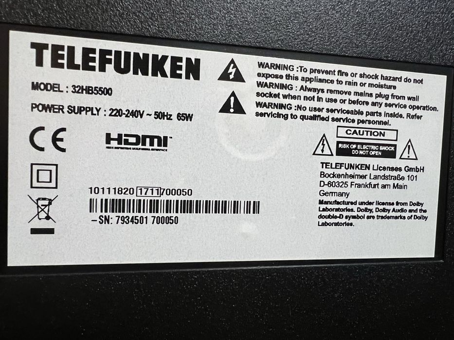 Телевизор плосък LED 32”