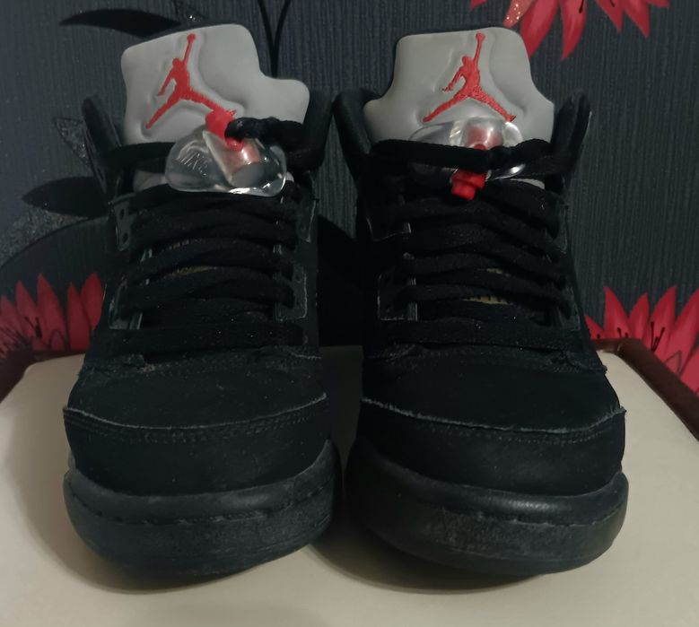 Nike Air Jordan 5 Retro Black Metallic