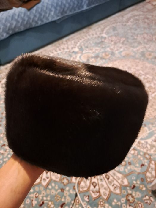 Норковая шапка мужская