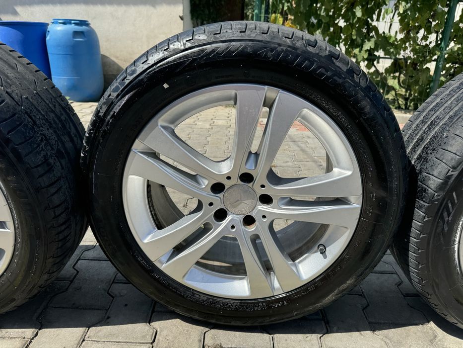 Jante S class W222 R18 cu anvelope vara Bridgestone RFT