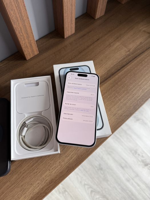 Iphone 15 Blue - 128GB - Impecabil