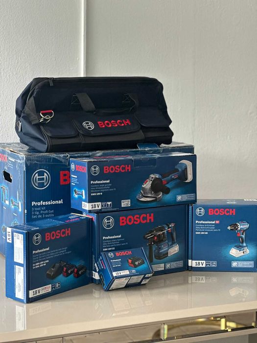 Set Scule Profesionale BOSCH - NOI SIGILATE- Acumulatori Inclusi