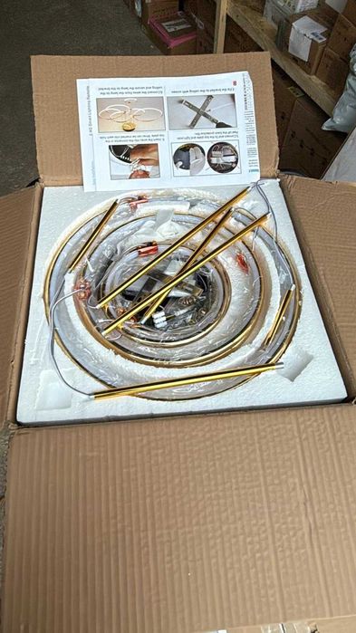 Plafoniera superba noua 145 w 105 cm