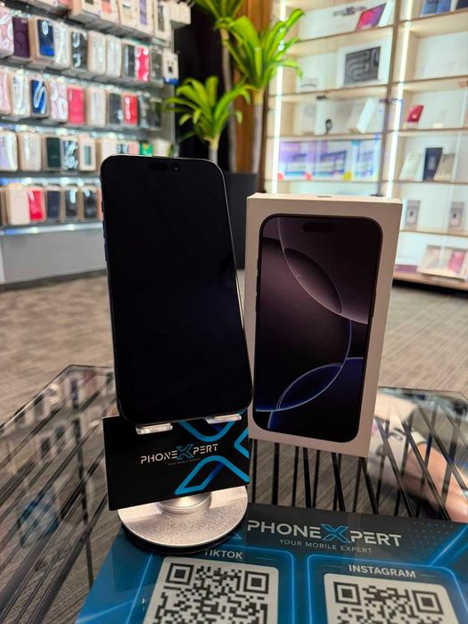 PhoneXpert SH - IPhone 16 Pro Max 256GB Black Titanium - Excelent Baterie 93% #77747