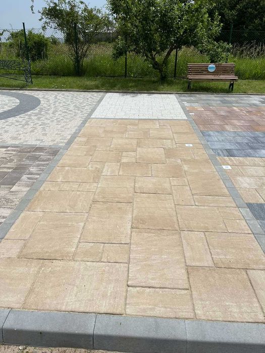 Плочи Suprema, 6см, цвят: жълто-кафяв меланж - #Земелрок