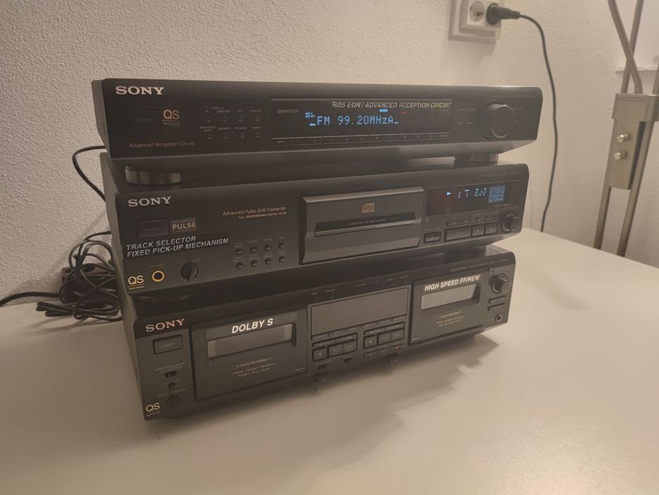 CD player Sony CDP XE 800 deck TC WE 705 S tuner ST SE 700