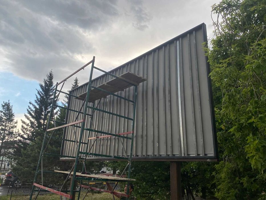 монтаж лэд led экрана