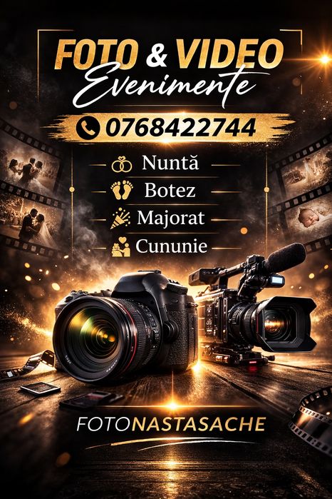 Fotografie & Filmare Nunta - Botez - Majorat