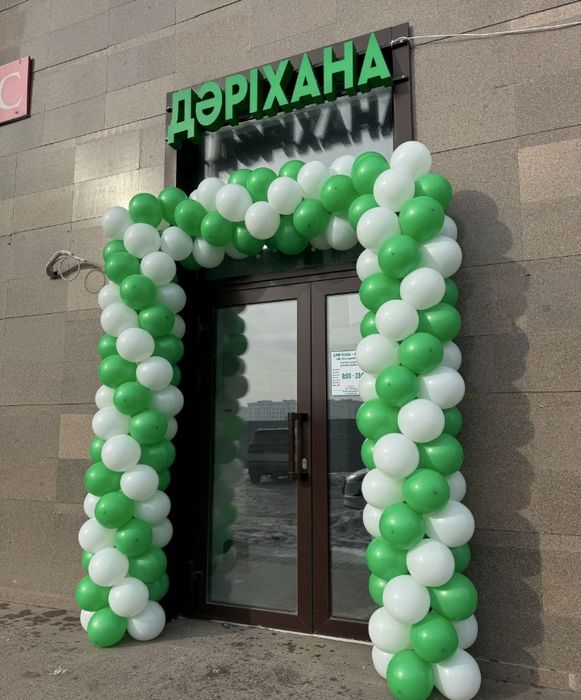 Арки оформление шарами