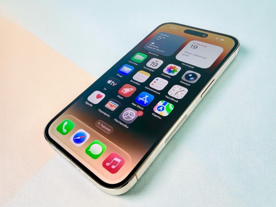 Apple iPhone 14 Pro 128GB Gold USA Перфектен Гаранция!