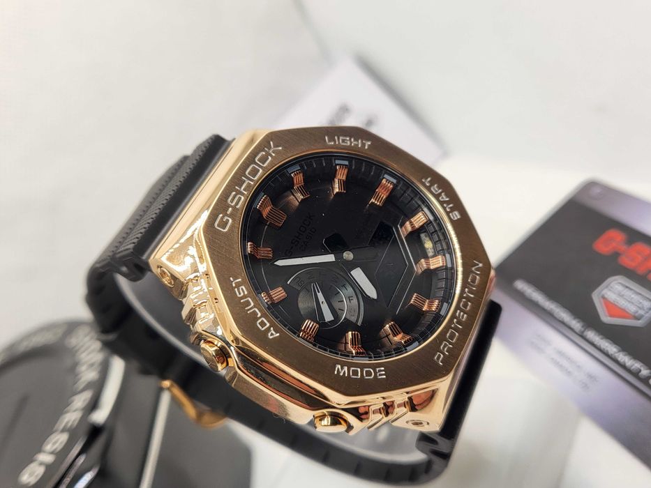 Ceas Casio g shock GM s2100gb , Metal gold roze .Nou, Garantie 2ani